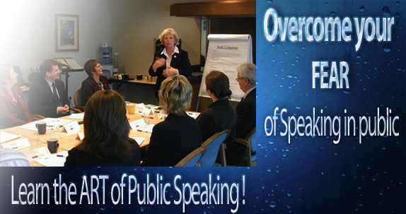 Overcome fear speaking in public