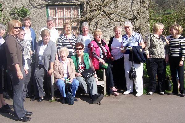 The Rovers and friends at Hill Top