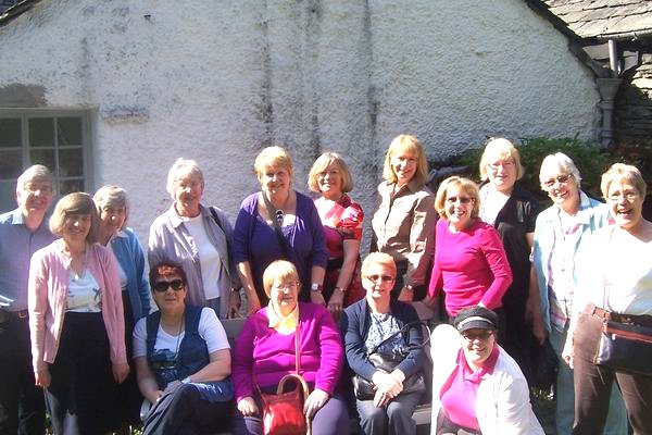 The Rovers and friends at Dove Cottage